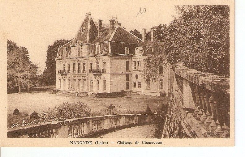 Postal 026831 : Neronde (Loire) - Château de Chenevoux