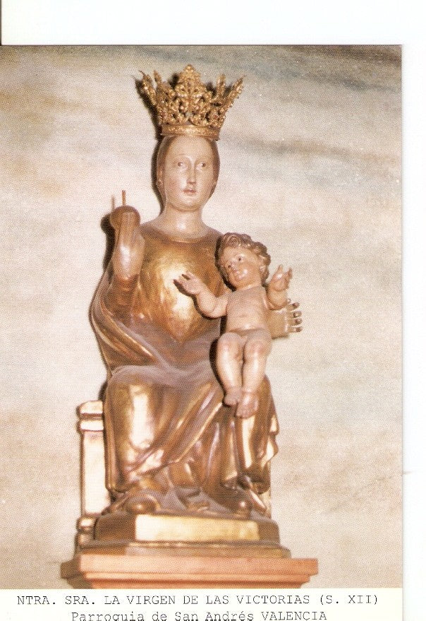 Postal 026866 : Ntra. Sra. La Virgen de las Victorias (S. XII), Parroquia de Sna Andres Valencia
