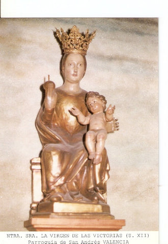 Postal 026866 : Ntra. Sra. La Virgen de las Victorias (S. XII), Parroquia de Sna Andres Valencia