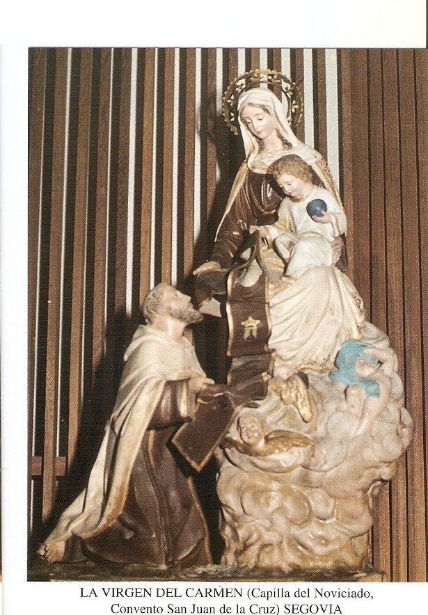 Postal 026868 : La Virgen del Carmen (Capilla del Noviciado, Convento de San Juan de la Cruz) Segovia