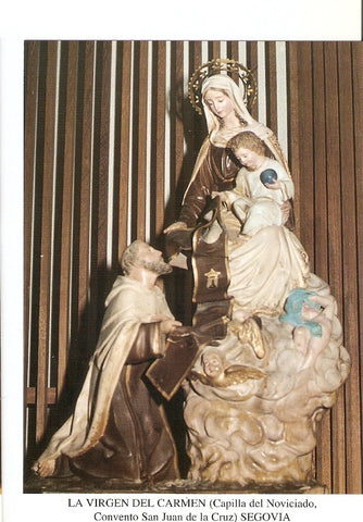 Postal 026868 : La Virgen del Carmen (Capilla del Noviciado, Convento de San Juan de la Cruz) Segovia