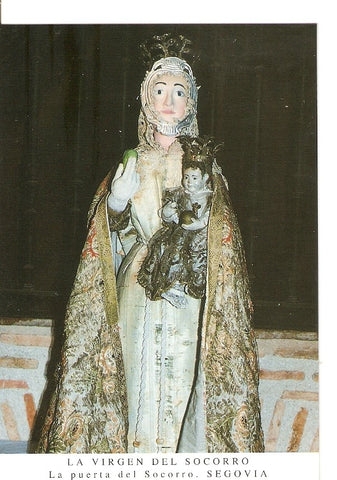 Postal 026884 : La Virgen del Socorro, La puerta del Socorro. Segovia