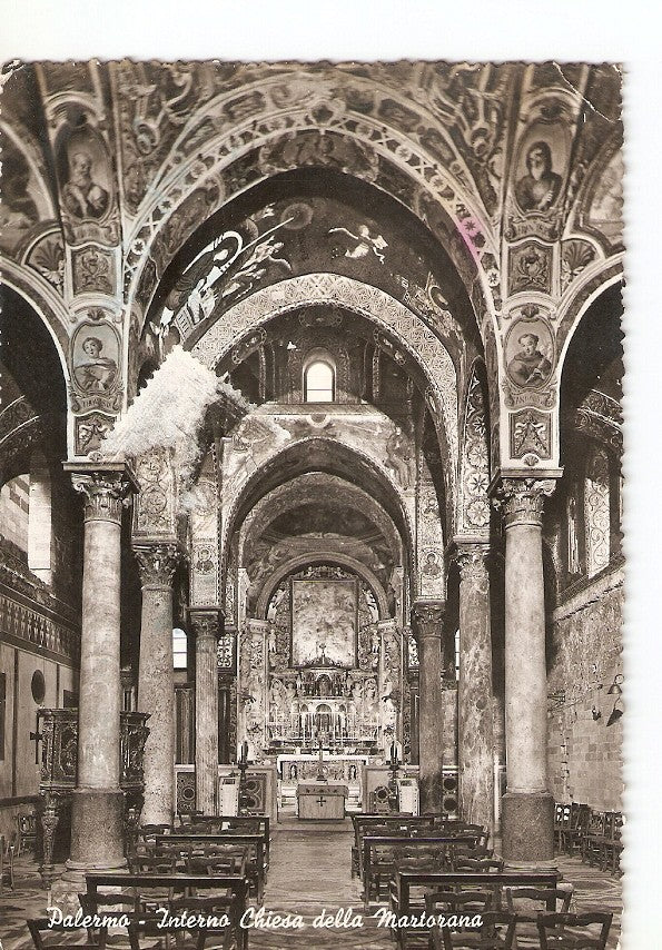Postal 026935 : Palermo - Interna Chiesa della Martorana