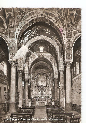 Postal 026935 : Palermo - Interna Chiesa della Martorana