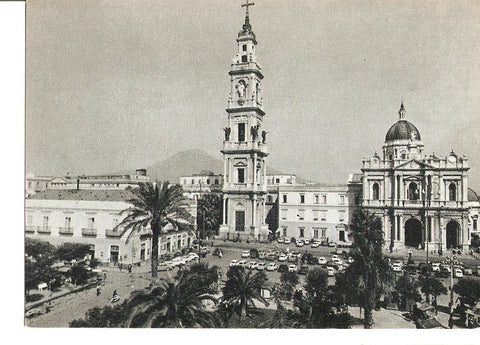 Postal 026940 : Pompei - Facciata del Santuario e Campanile