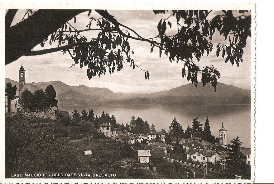 Postal 026943 : Lago Maggiore - Belgirate vista dallalto