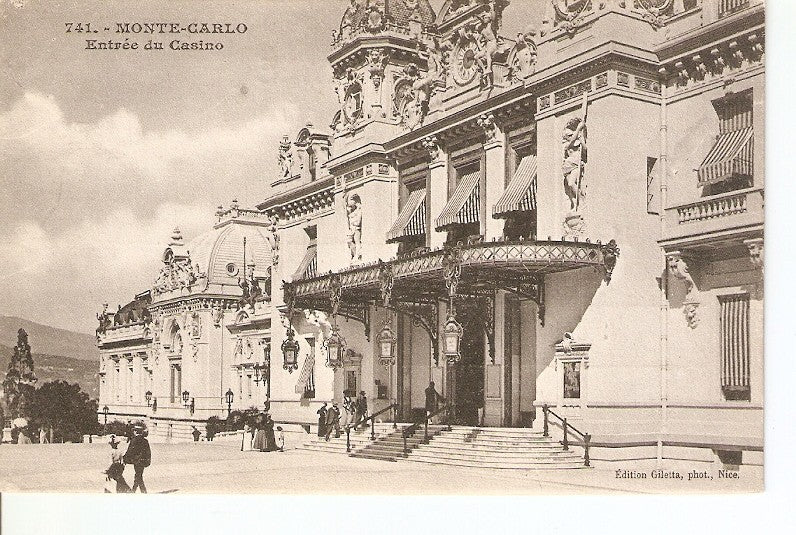 Postal 026976 : Monte-Carlo, entree du Casino