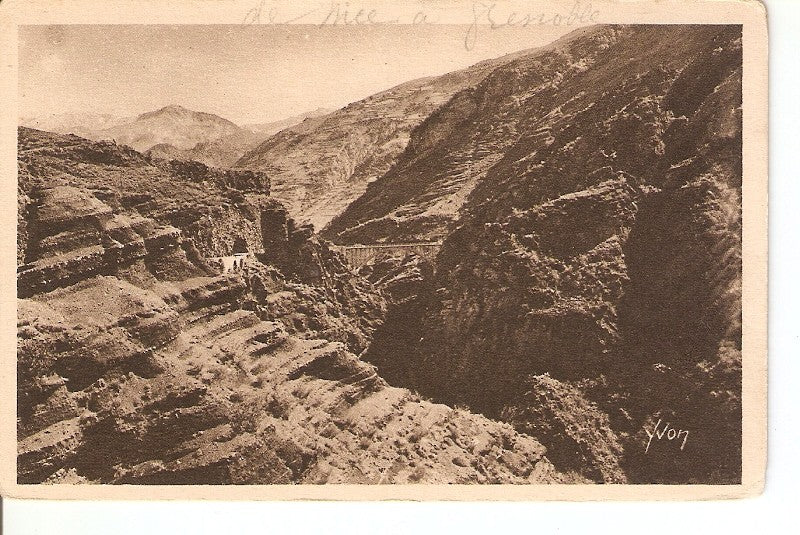 Postal 026979 : Gorges de Daluis