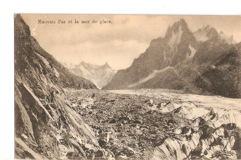 Postal 026990 : Mauvais Pas et la mer de glace