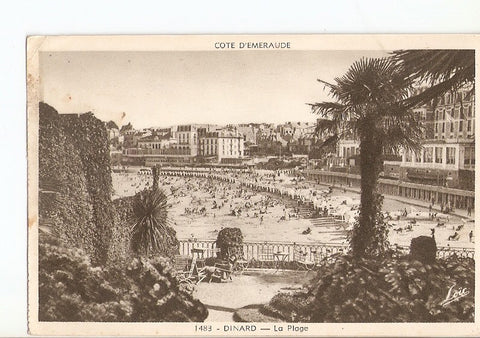 Postal 027015 : Core dEmeraude. Dinard - La Plage