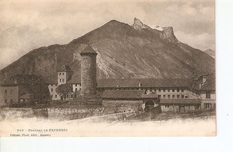 Postal 027016 : Château de Faverges