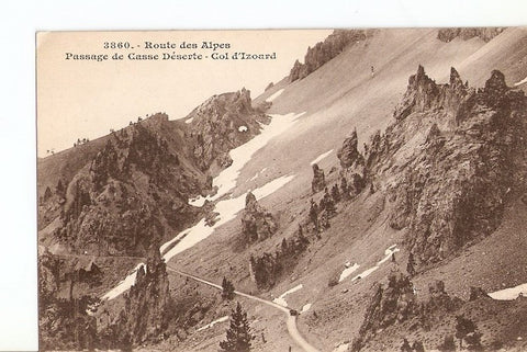 Postal 027021 : Route des Alpes, Passage de Casse Deserte - Col dIzoard