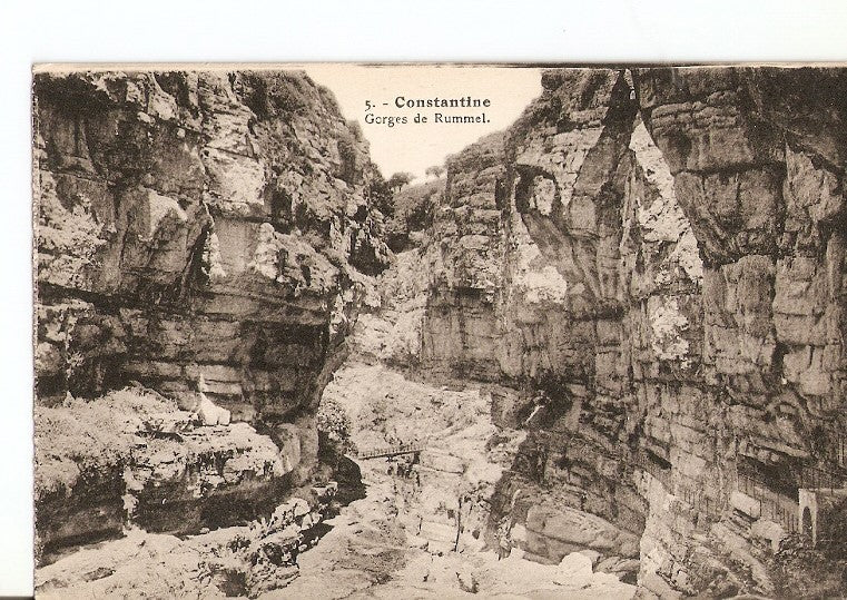 Postal 027024 : Constantine, Gorges de Rummel