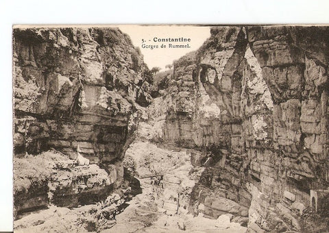 Postal 027024 : Constantine, Gorges de Rummel