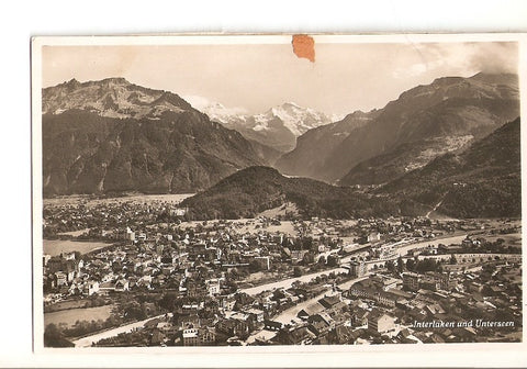 Postal 027030 : Interlaken und Unterseen