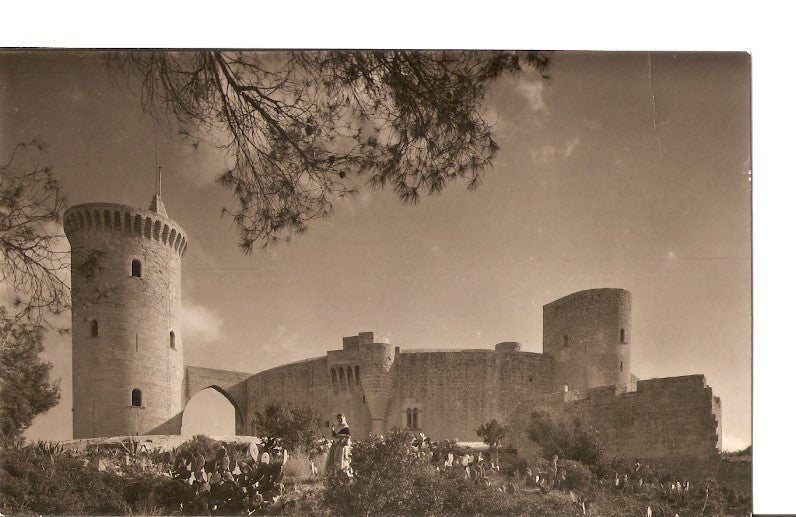 Postal 027053 : Castillo de Bellver, visto de la parte Oeste. Palma de Mallorca