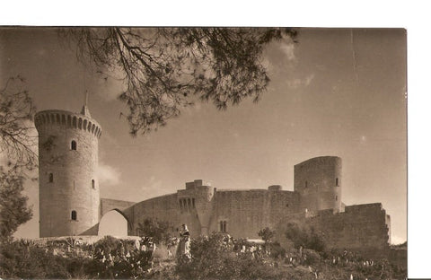 Postal 027053 : Castillo de Bellver, visto de la parte Oeste. Palma de Mallorca