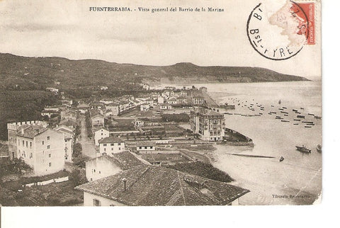 Postal 027055 : Fuenterrabia. Vista general del Barrio de la Marina
