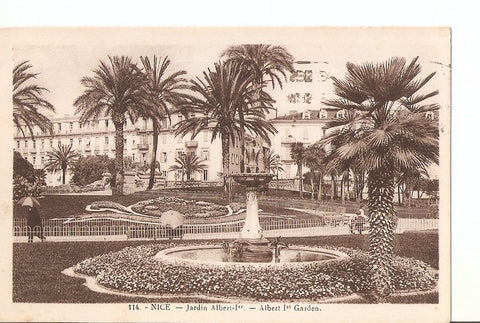 Postal 027071 : Nice. Jardin Albert