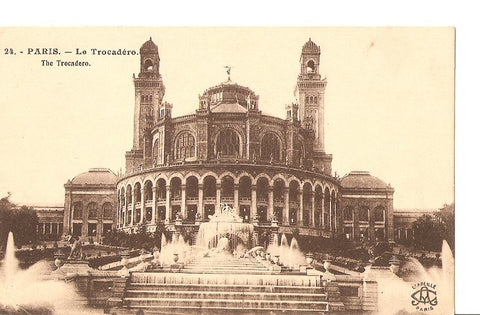 Postal 027089 : Le Trocadero. Paris