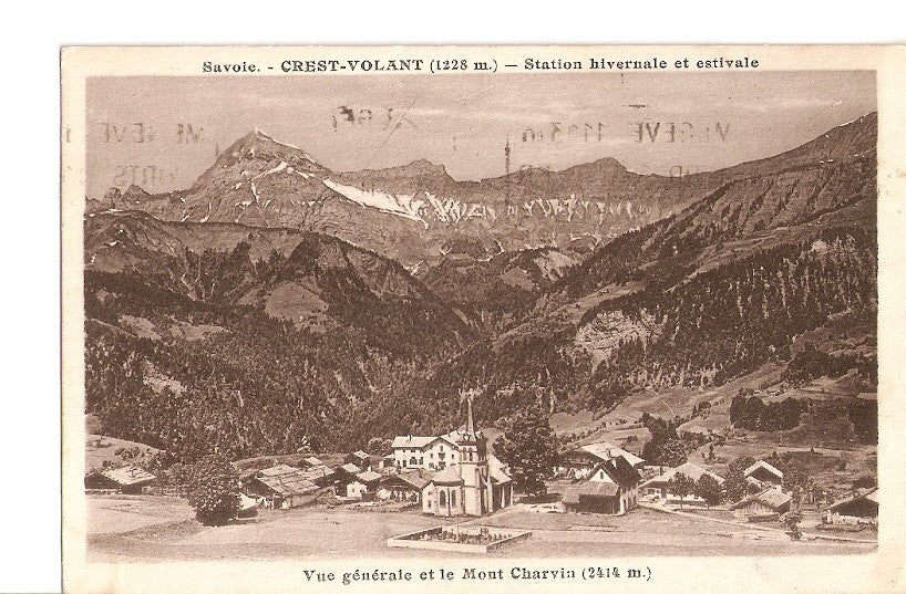 Postal 027093 : Savoie, Cres Volant. Station hivernale et estivale
