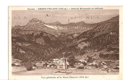 Postal 027093 : Savoie, Cres Volant. Station hivernale et estivale