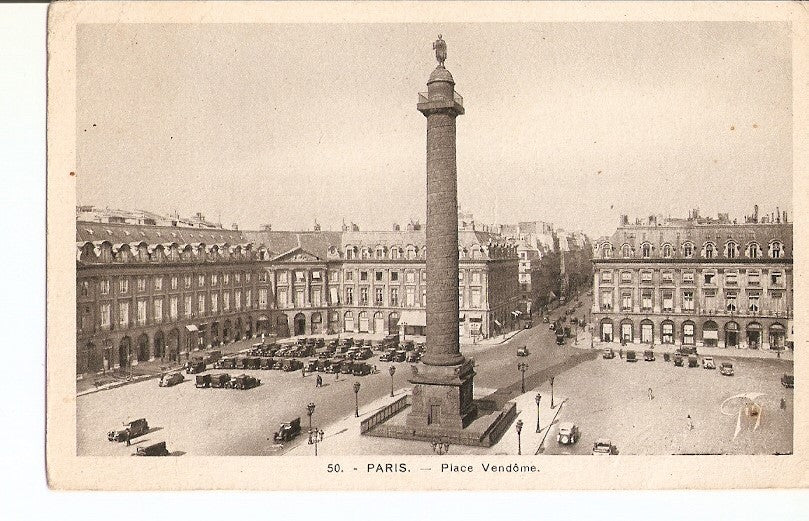 Postal 027095 : Paris. Place Vendôme