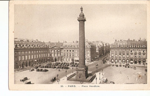 Postal 027095 : Paris. Place Vendôme