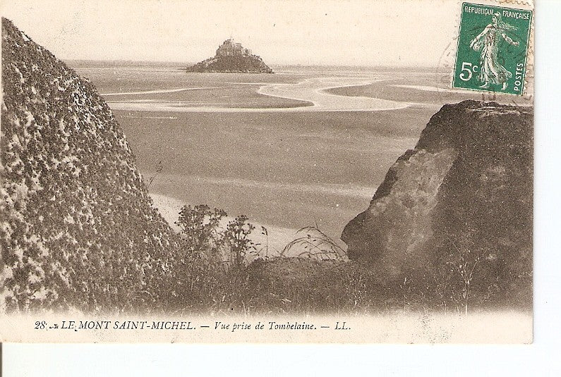 Postal 027097 : Le Mont Saint michel, vue prise de Tombelaine
