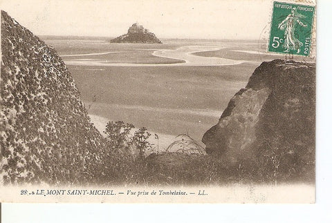 Postal 027097 : Le Mont Saint michel, vue prise de Tombelaine