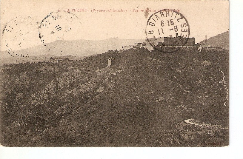 Postal 027104 : Le Perthus (Pyrences Orientales) - fort et fortin de Bellagarde