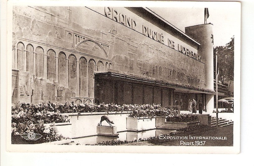 Postal 027119 : Exposition Internationale, Paris 1937, Pavillon du Luxembourg