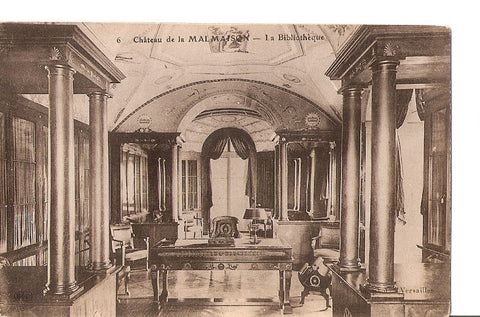 Postal 027120 : Château de la Malmaison - La Bibliotheque