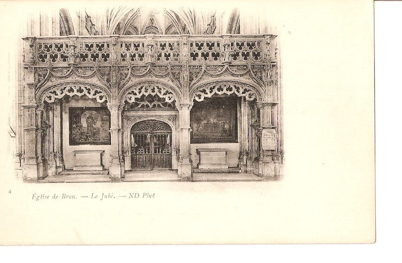 Postal 027124 : Eglise de Brou. Le Jube