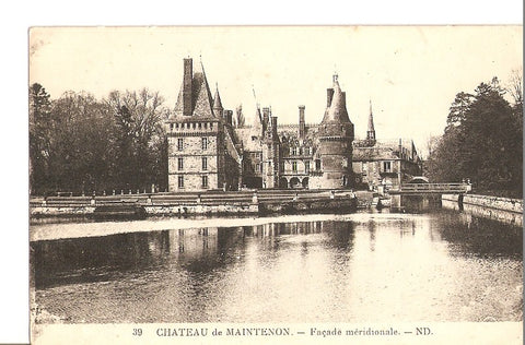 Postal 027136 : Château de Maintenon. Façade meridionale