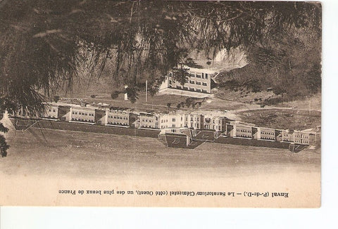 Postal 027137 : Enval. Le Sanatorium Clementel 8côte Ouest), un des plus beaux de France
