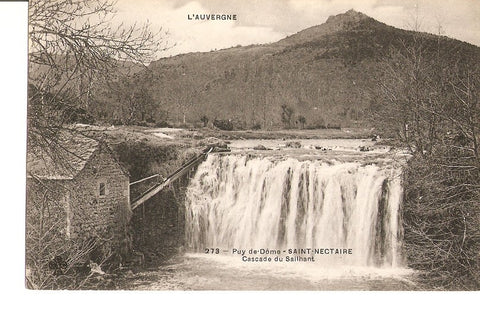 Postal 027138 : LAuvergne, Puy de Dôme, Saint Nectaire, Cascade du Sailhant
