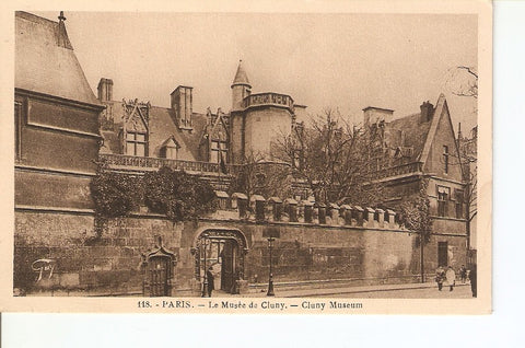 Postal 027140 : Paris, Le Musee de Cluny. Cluny Museum