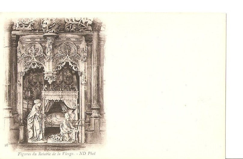 Postal 027144 : Figures du Retable de la Vierge