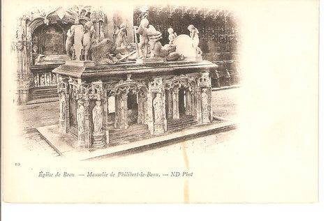 Postal 027152 : Eglise de Brou. Mausolee le Beau