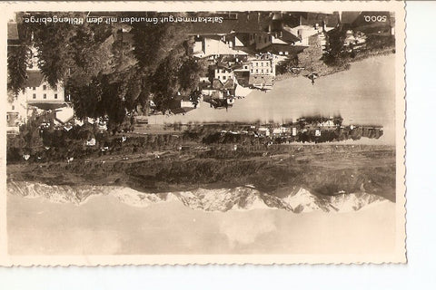 Postal 027163 : Salzkammergut. Gmunden mit dem Höllengebirge