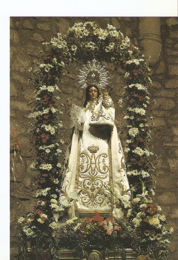 Postal 027195 : Manzanares el Real (Madrid), Virgen de Peña Sacra