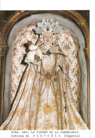 Postal 027227 : Ntra. Sra. La Virgen de la Candelaria, Patrona de Hontoria (Segovia)