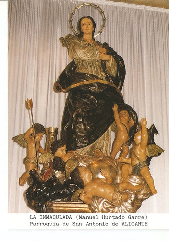 Postal 027231 : La Inmaculada (Manuel Hurtado Garre), Parroquia de San Antonio de Alicante