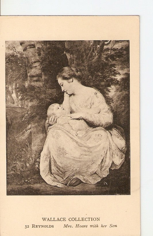 Postal 027248 : Wallace Collection, Reynolds, Mrs. Hoare with her Son