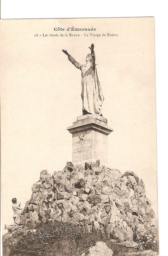 Postal 027251 : Côte dEmeraude. Les bords de la Rance - La Vierge de Bizeux