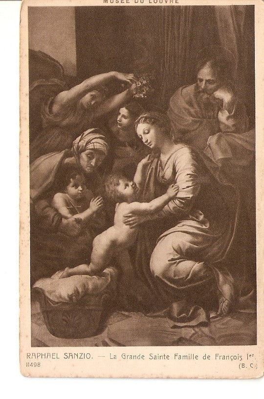 Postal 027255 : Raphael Sanzio. La Grande Sainte Famille de François