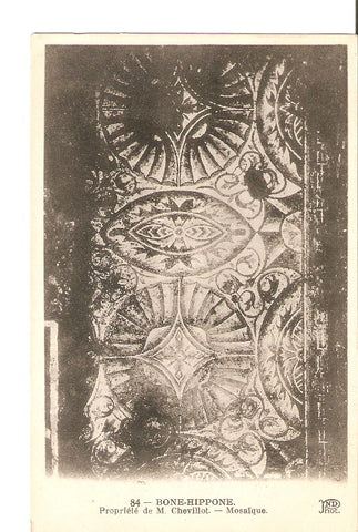Postal 027262 : Bone-Hippone. Propiete de M. Chevillot - Mosaique