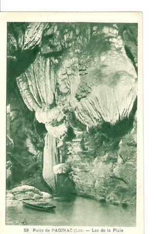Postal 027275 : Puits de Padirac (Lot). Lac de Pluie