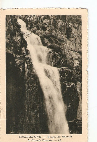 Postal 027310 : Constantine - Gorges du Rhumel, la Grande Cascade